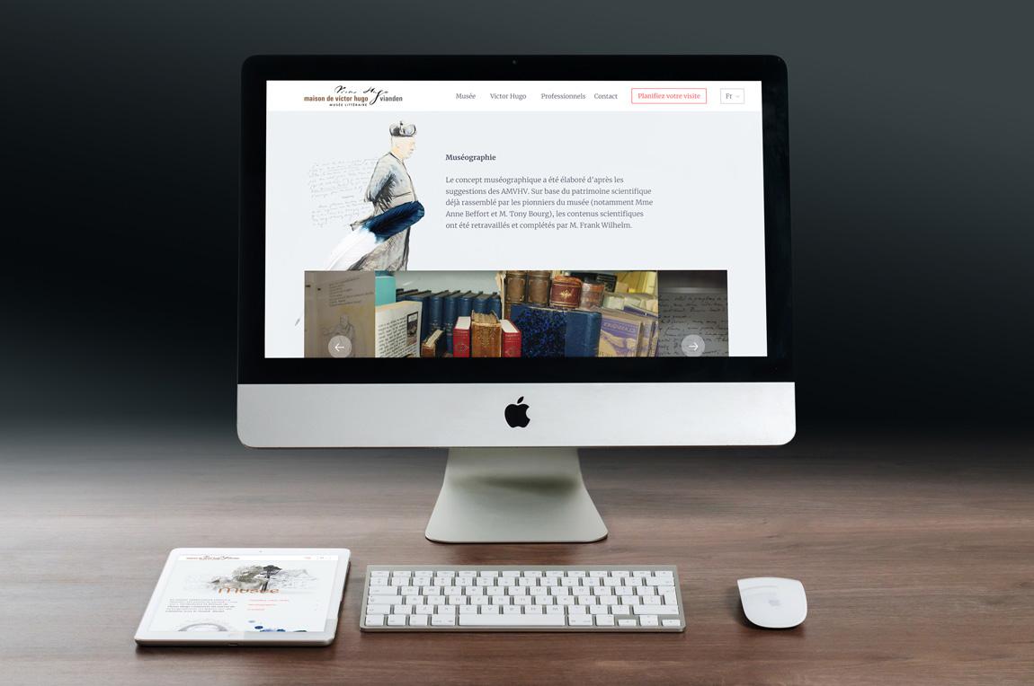 Website redesign for museum marketing